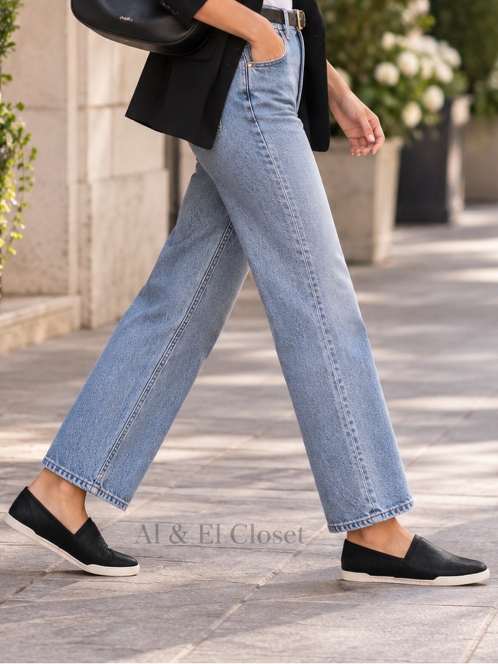 Frye Black Leather Slip-On Flats Size 8.5 | Classic Everyday Comfort Shoes NWB